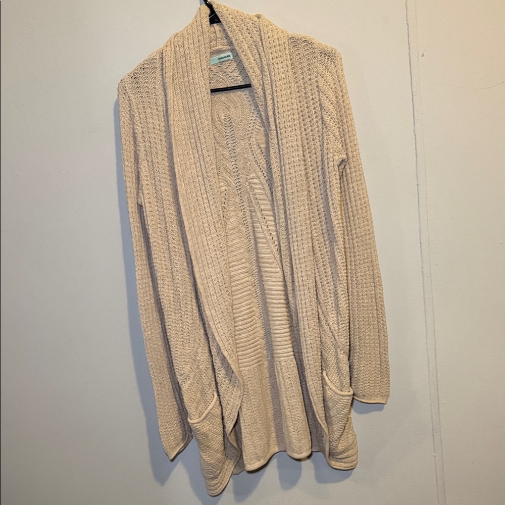 Maurices Cream Knit Cardigan